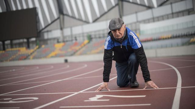 CORREDOR. Miguel León en la nueva pista atlética de la Videna, parte de la gran infraestructura de última generación que se ha preparado para Lima 2019.