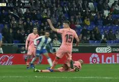 Barcelona vs. Espanyol: el planchazo de Clement Lenglet que hizo sufrir a Arturo Vidal | VIDEO