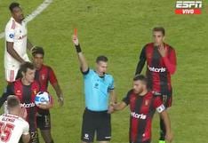 Alexandre Alemao cometió dura falta ante Alexis Arias y salió expulsado en el Melgar vs. Inter | VIDEO