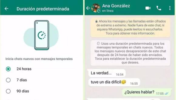 WhatsApp evitará que los mensajes temporales sean guardados por otro usuario. (Foto: Meta)