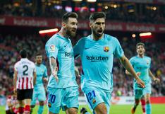 Barcelona venció al Athletic Bilbao y continúa líder en LaLiga Santander