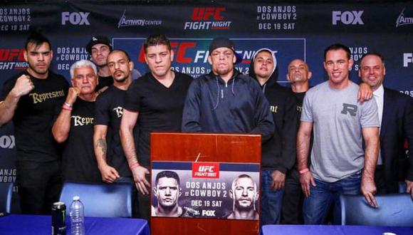 UFC: Nick Díaz no estará en la esquina de su hermano Nate Díaz