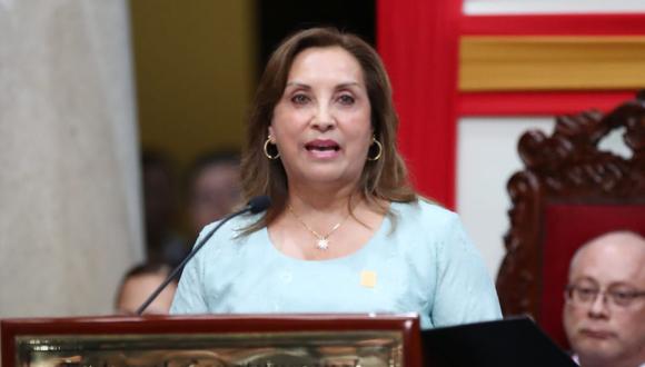 Dina Boluarte aseguró que el Gobierno respalda la labor del Tribunal Constitucional. (foto: GEC)