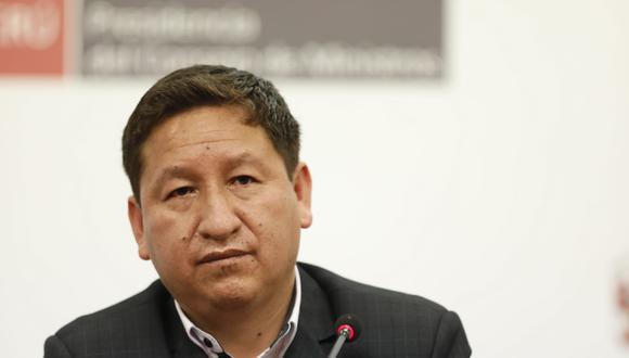 El congresista de Perú Libre indicó que aún no ha habido una reunión formal en su bancada, pero confía en que todos sus integrantes votarán a favor de la confianza. (Foto: El Comercio)