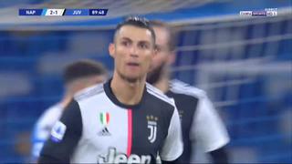 Juventus vs. Napoli: Cristiano Ronaldo anota el gol del descuento en la derrota de la Juventus | VIDEO