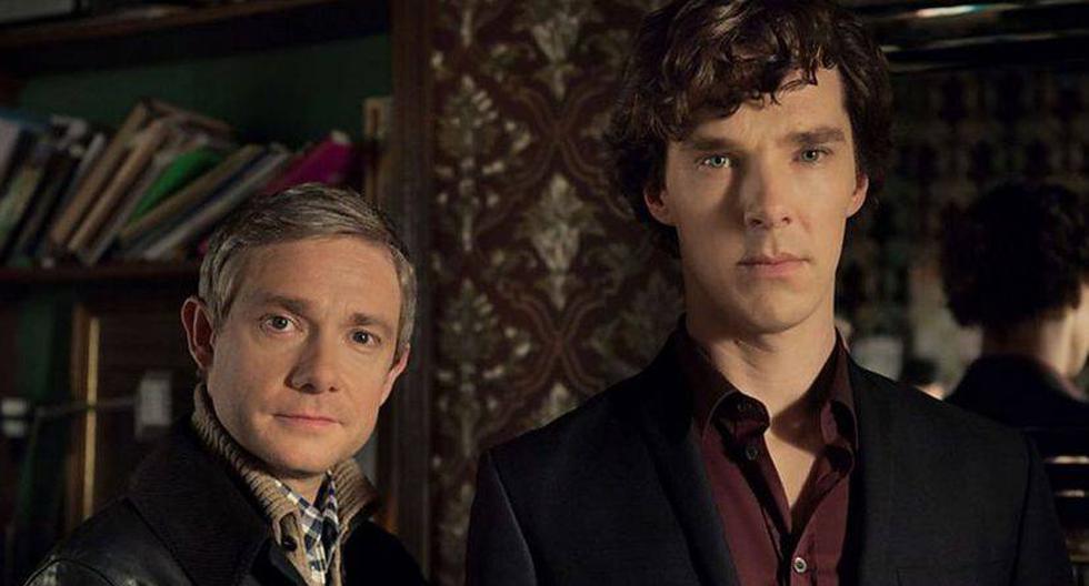 Benedict Cumberbatch interpreta al mítico detective, mientras que Martin Freeman encarna a Watson. (Foto: BBC)
