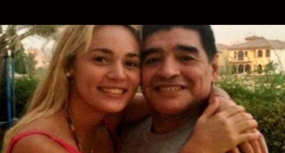 Diego Maradona y Rocío Oliva envueltos en nueva polémica. (Foto: Twitter)