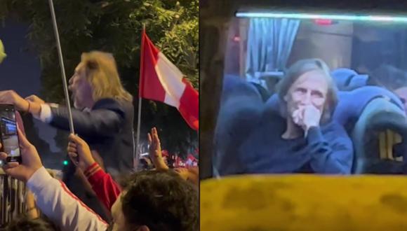 La reacción de Ricardo Gareca al ver a su doble alentándolo durante el banderazo se hizo viral | VIDEO (Foto: TikTok/jhon_maca_27).