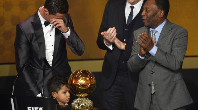 Cristiano Ronaldo: la emoción al recibir el Balón de Oro - 1