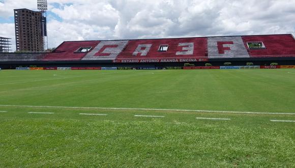 ¿Cómo luce el estadio Antonio Aranda donde se jugará el Paraguay vs Perú por Eliminatorias Sudamericanas 2026?. (Foto: Twitter Asociación Paraguaya de Fútbol)