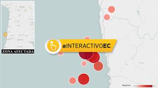 Terremoto en Chile tuvo 23 réplicas en tres horas [INTERACTIVO]