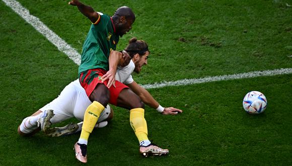 Camerún empató ante Serbia este lunes 28 de noviembre por el Grupo G de la Copa del Mundo 2022 en Qatar. (Foto: AFP)