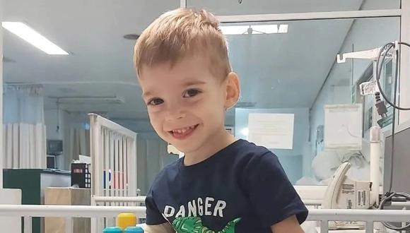 La historia del pequeño Oliver: médicos logran extirparle el 90% de un tumor cerebral
