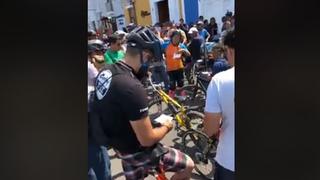 Trujillo: ciclistas realizan plantón por niño que murió atropellado