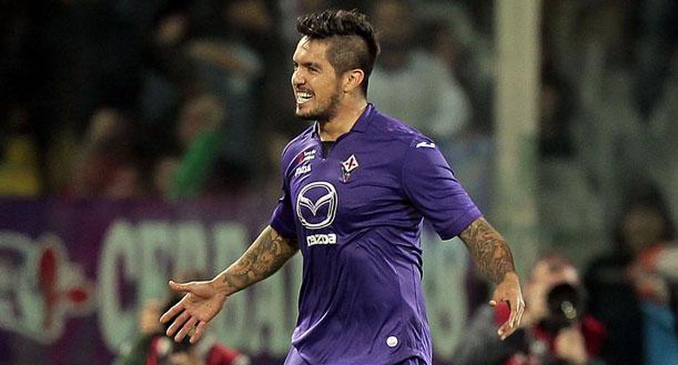 Juan Vargas aseguró la clasificación de la Fiorentina a las semifinales. (Foto: rbcsatelital.pe)