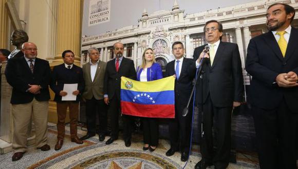 Cinco bancadas presentaron moción sobre la crisis en Venezuela