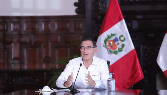 El presidente Martín Vizcarra ofrecerá pronunciamiento en el día 45 de la cuarentena. (Foto: Presidencia Perú)