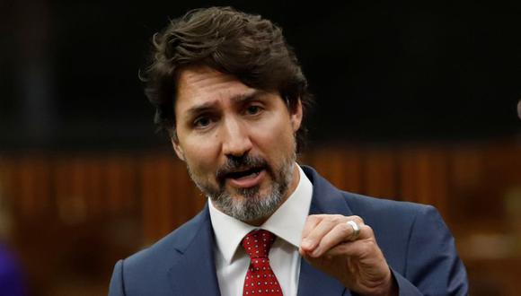 El primer ministro de Canadá, Justin Trudeau, durante una sesión del comité especial sobre el coronavirus en la Cámara de los Comunes en Parliament Hill en Ottawa, Canadá. (Foto: REUTERS / Patrick Doyle).