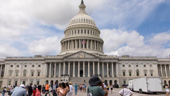 El Capitolio de los Estados Unidos se ve en Capitol Hill en Washington, DC.