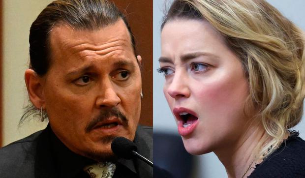 Johnny Depp y Amber Heard se enfrentan en un juicio en el que el actor la demanda por difamación por US$ 50 millones (Foto: AFP)