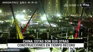 China: Estas son sus otras construcciones en tiempo récord