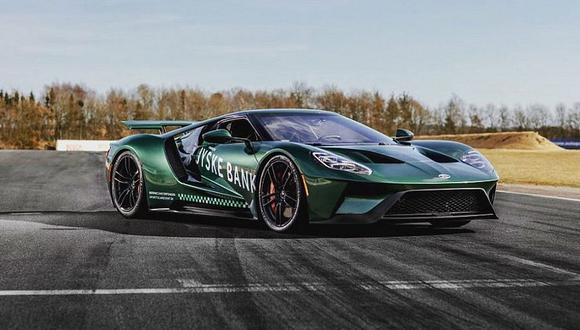 Este Ford GT está modificado para que pueda conducirse sin utilizar las piernas. (foto: difusión)