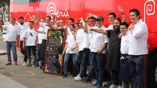 Jóvenes cocineros unidos en Calle y Coma en apoyo a Cantagallo