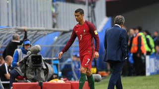 ¿Cristiano Ronaldo se enfadó con Fernando Santos por sustituirlo ante Nueva Zelanda?