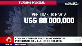 Coronavirus: turismo en el Perú registra pérdidas de 30 millones de dólares