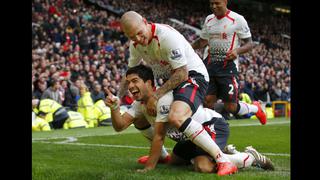 Luis Suárez y Liverpool rieron en casa del Manchester United