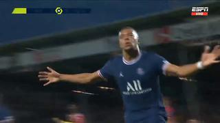 Kylian Mbappé pone el 0-2 para el PSG que enfrenta al Brest por la tercera fecha de la Ligue 1 | VIDEO