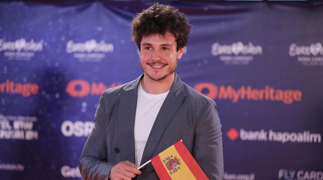 Miki Núñez, de España, en la alfombra naranja de Eurovisión 2019. (Foto: Agencias)