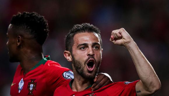 Bernardo Silva anotó el 1-0 de Portugal ante Luxemburgo en el juego por las Eliminatorias rumbo a la Euro 2020. (Foto: AFP / CARLOS COSTA)