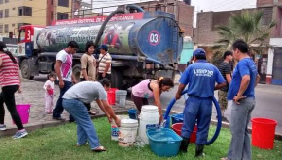 Trujillo: suministro de agua se restablece de forma gradual