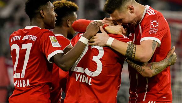 Bayern Múnich goleó 5-2 al Hoffenheim por la Bundesliga. (Foto: Agencias)