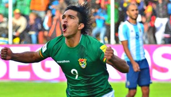 Marcelo Martins Moreno es la carta de gol de Bolivia en las Eliminatorias Qatar 2022. (Foto: AFP)