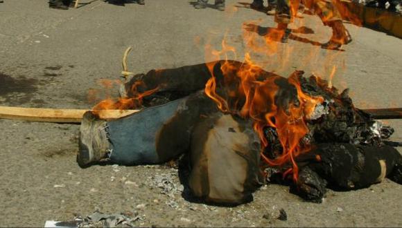 En Cajamarca multarán con S/. 1.900 a quienes quemen muñecos