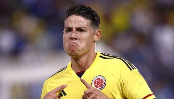 James Rodríguez viste la camiseta 10 de la selección colombiana. (Foto: AFP)