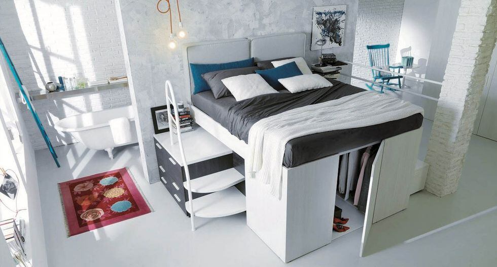 Ideas y Diseño: La cama Container esconde un ropero debajo del colchón