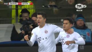 Bayern Múnich vs. Friburgo: Lewandowski y su genial definición para el 1-0 por la Bundesliga | VIDEO