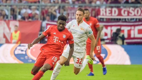 Alphonso Davies juega como lateral zurdo en el Bayern Munich. (Foto: AFP)