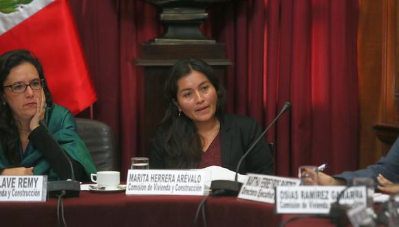 La congresista de Fuerza Popular Marita Herrera afrontó una investigación en la Comisión de Ética que fue archivada por este caso. (Foto: Archivo El Comercio)