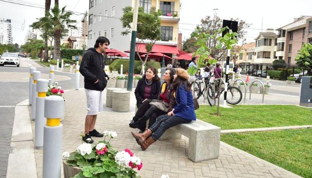 El alcalde de San Isidro, Manuel Velarde, informó que esta esta calle se convierte así, al igual que Los Libertadores, en una denominada Zona 30, una vía con características de tráfico calmo. (Difusión)