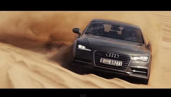 El Audi A7 demostró sus condiciones off road en Dubái