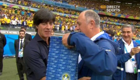 Brasil vs. Alemania: ¿Qué le regaló Scolari a Joachim Löw?