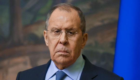 El ministro de Relaciones Exteriores de Rusia, Serguéi Lavrov, en Moscú, Rusia.
