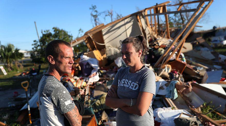 EN VIVO | Huracán Michael deja al menos 18 muertos tras su paso por Estados Unidos (Foto: AFP)