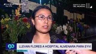 Eyvi Ágreda: realizan movilización pacífica en hospital Almenara