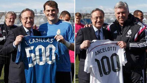 Real Madrid: Iker Casillas y Ancelotti fueron homenajeados