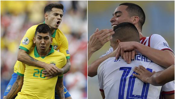 Paraguay vs. Brasil EN VIVO y EN DIRECTO: juegan por cuartos de final de la Copa América 2019 | Foto: Agencias